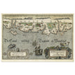 Map of the South Coast between the Isle of Wight and Dover United Kingdom by Lucas Jansz