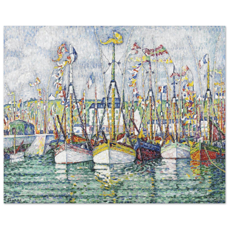 Paul Signac Blessing of the Tuna Fleet at Groix painting