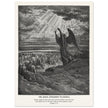 Gustave Dore The Bible engraving print . The angel appearing to Joshua .