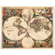 Old world map Orbis Terrarum Nova et Accuratissima Tabula by Nicolaes Visscher 1658.