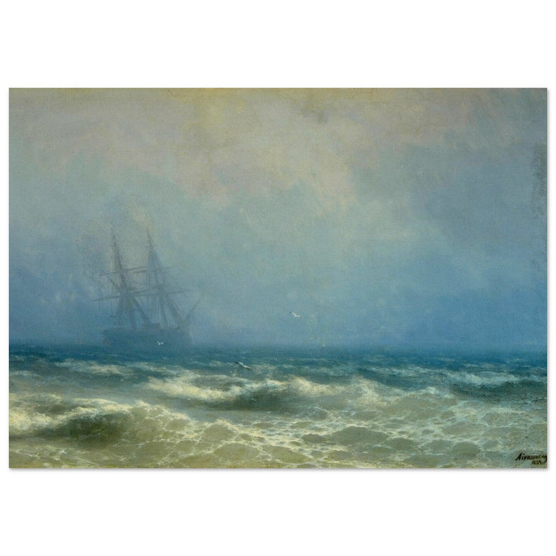 Fog over the Sea by Ivan Aivazovsky 1884.