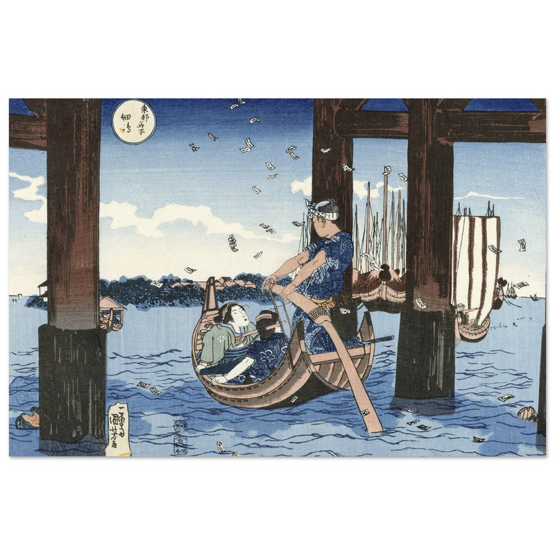 Tsukuda Island by Utagawa Kuniyoshi.