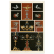 Mural frescoes paintings in Pompeii engravings by Fausto and Felice Niccolini.