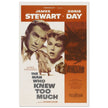 The man who knew too much movie poster.