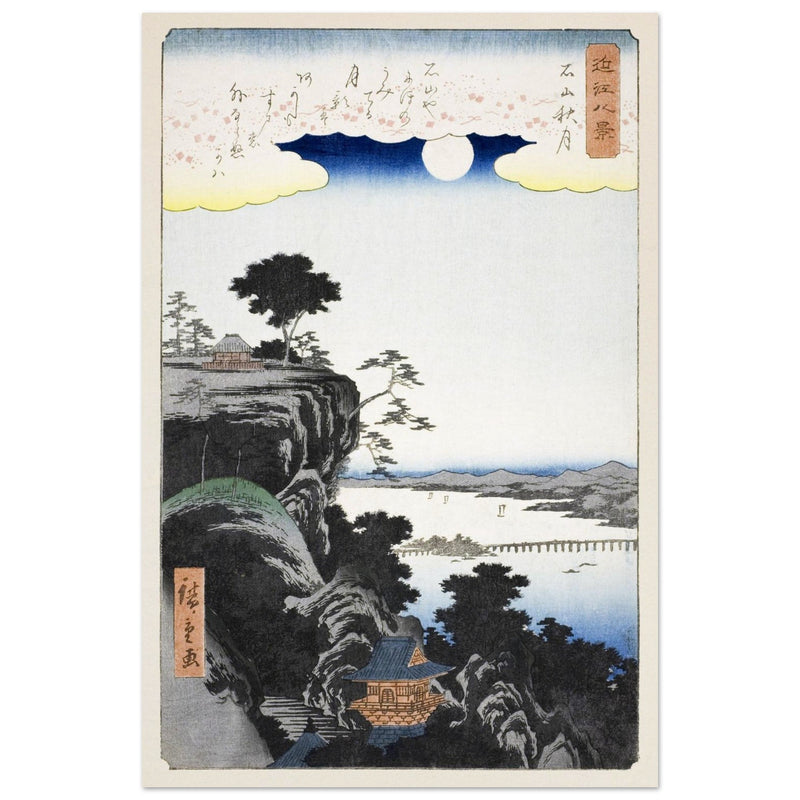 Autumn Moon over Ishiyama Temple by Utagawa Hiroshige