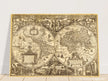 Ancient world map vintage reproduction of the XVII century by Nicolaes Geylekerck