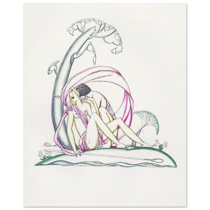 Daphnis and Chloe illustration by John Austen.