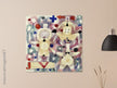 Paul Klee Carnival in the Snow abstract painting.