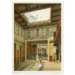 Roman courtyard in Pompeii by G. Discanno book project by Fausto and Felice Niccolini.