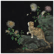 Cats and Butterflies in Springtime old oriental painting by Shen Zhenlin.
