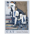 Cat painting cubism style poster reproduction Creator: Antonín Procházka 1921