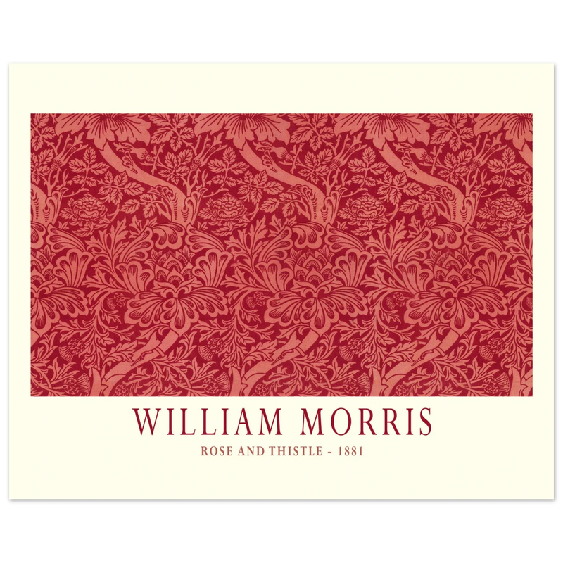 William Morris Rose and Thistle 1881.
