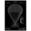 Airship patent drawing by T S C lowe Air balloon illustration