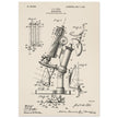 vintage microscope patent by J H Ford.