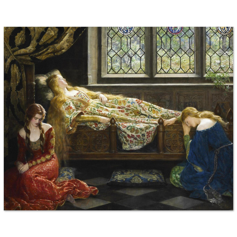 The Sleeping Beauty painting by John Collier.