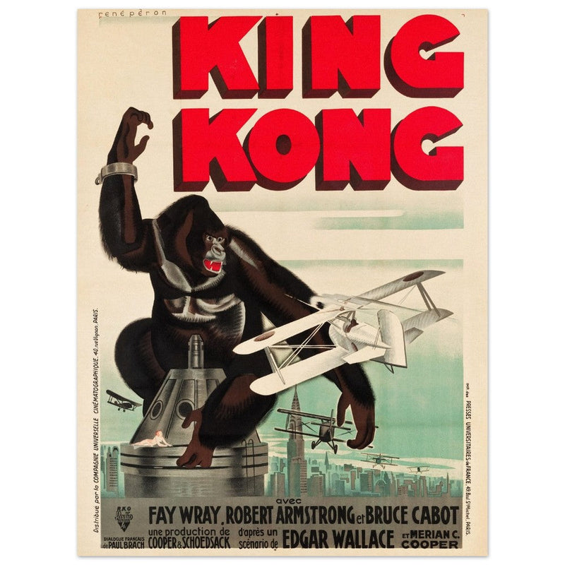 King Kong movie poster.