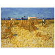 Corn Harvest in Provence by Vincent Van Gogh