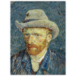 Self-portrait with grey felt hat by Vincent Van Gogh