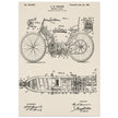 Motorcycle old patent by G. W Manson.