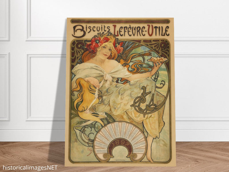 Art Nouveau Alphonse Mucha Biscuits.