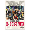 La Dolce Vita hitalian version movie poster.