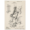 vintage microscope patent by J H Ford.