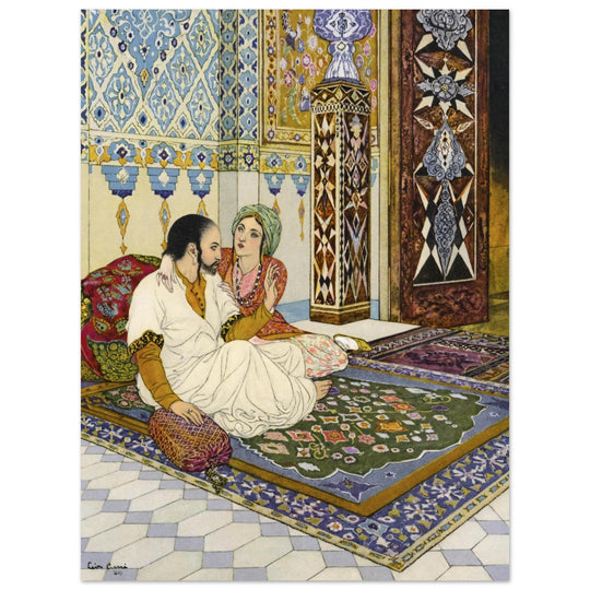The Arabian Nights One Thousand and One Nights illustration by Leon Carre
