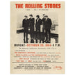 The Rolling Stones concert poster reproduction. 1964 performance. Printed on Fine Art paper