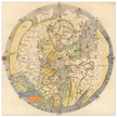 Portolan map of the world by Pietro Vesconte 1611