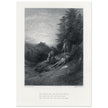 Gustave Dore illustration of King Arthur legend . Enid tends Geraint. From the book Idylls of the King by Alfred Tennyson.