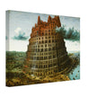 The Tower of Babel by Pieter Bruegel the Elder 1568. Old painting reproduction