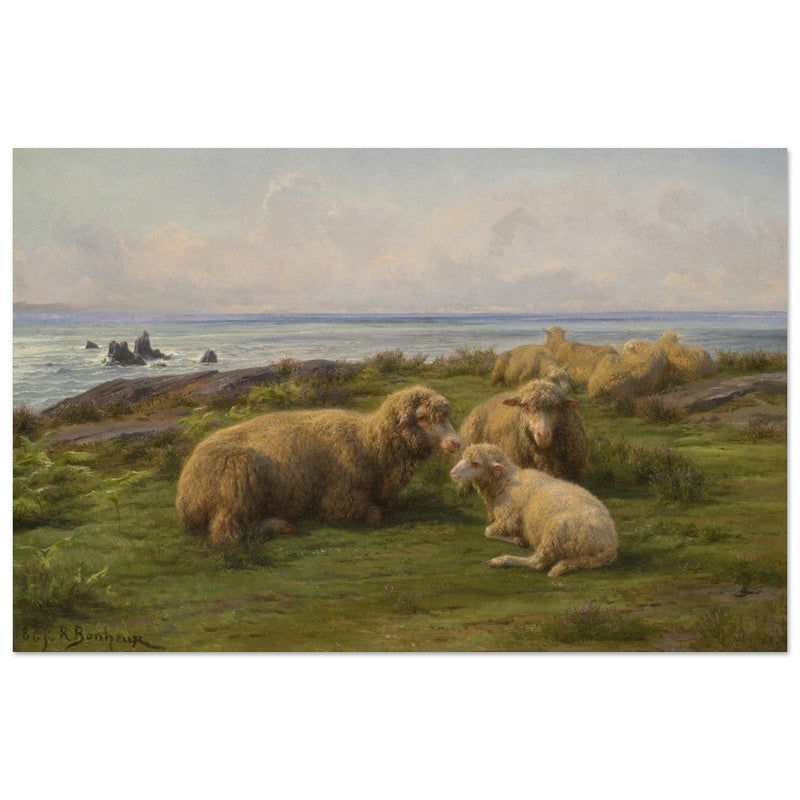Sheep by the Sea by Rosa Bonheur.
