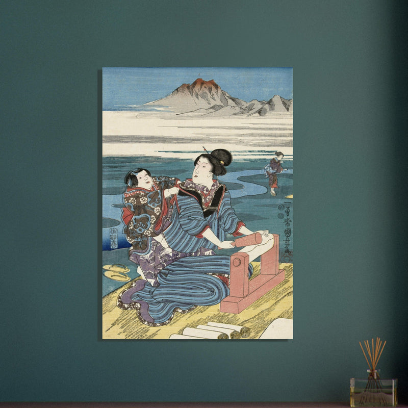 The Toi Tama River in Settsu Province by Utagawa Kuniyoshi,