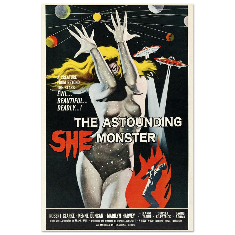 The Astounding She Monster movie poster.