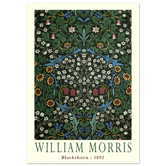 William Morris Blackthorn 1892.