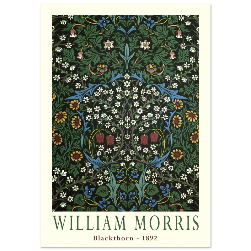 William Morris Blackthorn 1892.