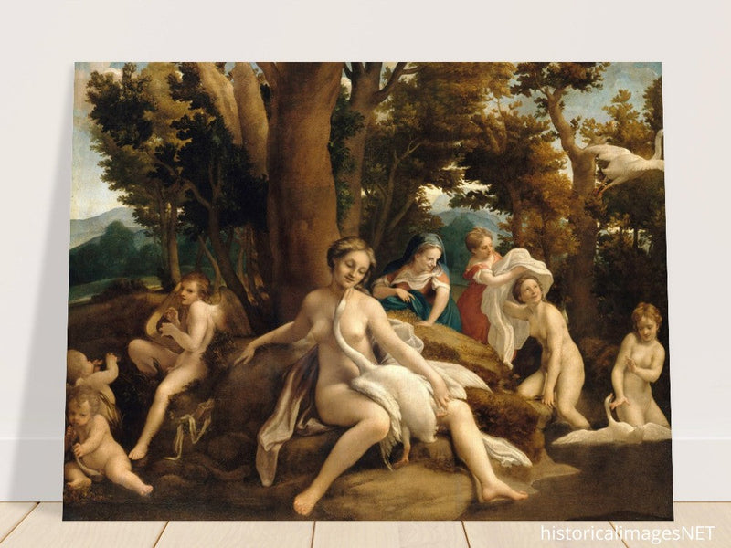 Leda and the Swan by Antonio da Correggio ca. 1532.