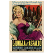 Giungla d' Asfalto ( The Asphalt Jungle ) historic italian movie poster reproduction.