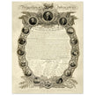Declaration of Independence of America manuscript. 1819 by John Binns.