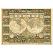 Ancient world map of 1776 by Abbe Clouet Double hemisphere world map.