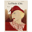 La Mode Chic old vintage fashion magazine cover from the 30s.