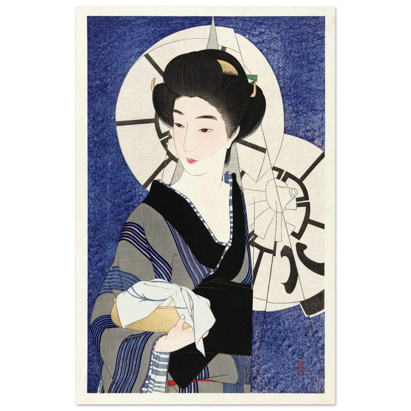 After visiting the bathhouse by Kotondo Torii 1933