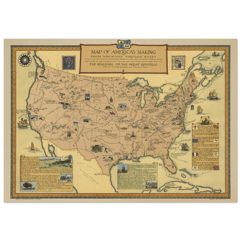 The Map of America’s Making by Paul Mayo Paine.