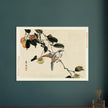 Bird and persimmon by Matsumura Keibun, 1892.