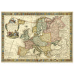 Ancient Europe map of the XVIII century by Guillaumet Danet