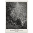 Gustave Dore The Bible engraving print . Jacob's dream.