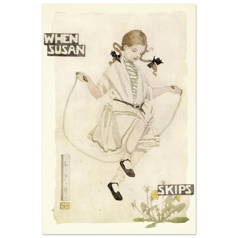 When Susan skips illustration by Lilian Price Hacker