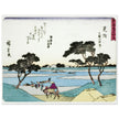 Mitsuke: Ferries Crossing the Tenryu River by Utagawa Hiroshige