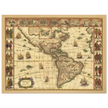 Old map of America. Americae Nova Tabula by Willem Blaeu