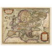 Ancient map of Europe and the Celts. Europam sive Celticam veterem by Abraham Ortelius.